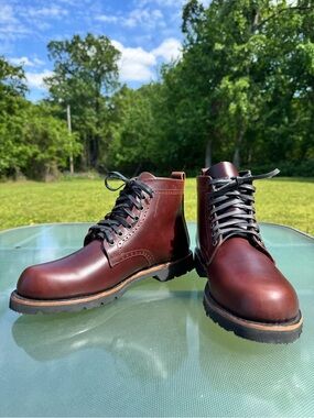 Broken Homme Leather Service Boots Men's Size 12 Lace Up Made In California